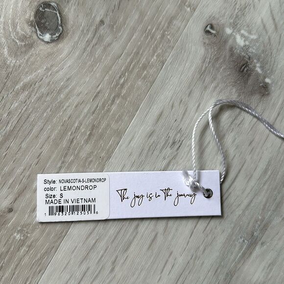 JOLYN NOVA SCOTIA SURF ONESIE‎ LEMONDROP SMALL NWT - Picture 7 of 9